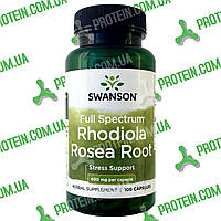 Антистрес Адаптоген Родіола Swanson Rhodiola Rosea Root 400 мг 100 капс