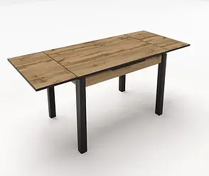 Обідній стіл для маленької кухні Марсель Fusion Furniture, колір венге / дуб аппалачі, фото 3
