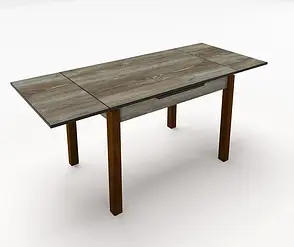 Стіл обідній розкладний Марсель Fusion Furniture, колір ніг венге /стільниця дракар, фото 2