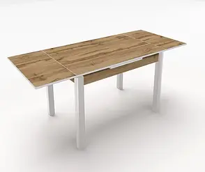 Стіл обідній Марсель Fusion Furniture, колір білий / Дуб аппалачі, фото 2