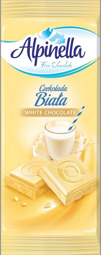 Шоколад Білий Alpinella Biala 90 г Польща