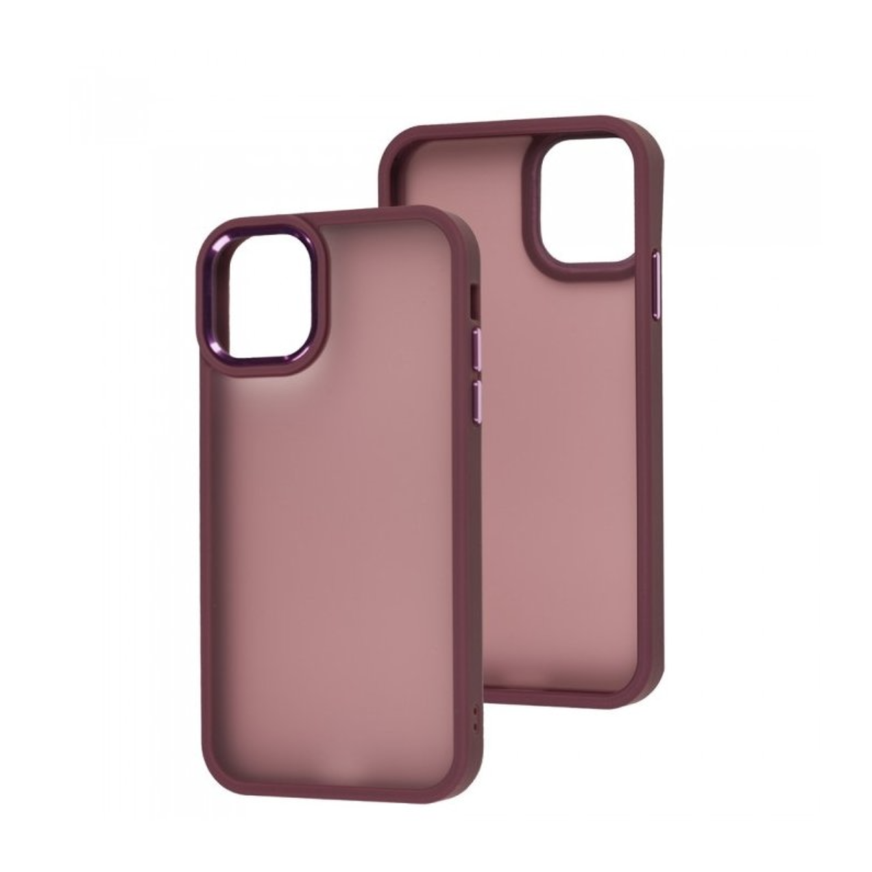 Чохол Metal Bezel для iPhone 12 Pro Max Fuchsia