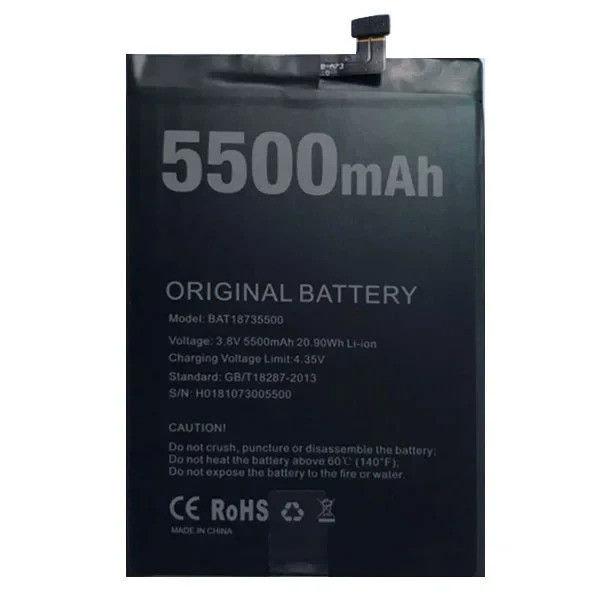 Акумуляторна батарея BAT18735500 для мобільного телефону Doogee BL5500 Lite