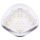 Лампа для манікюру 54 Вт, SUN X, Біла / UV+LED Лампа для полімеризації гель лаку / Лампа для нігтів, фото 5