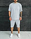 Літній чоловічий костюм оверсайз шорти та футболка, фото 5