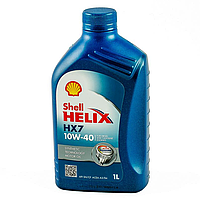 Напівсинтетична моторна олива Shell 10w40 Helix HX7 (1 л) син.