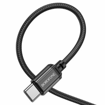 Кабель Type-C 1.0 m Borofone BX87 60W (BX87CCB) чорний (коробка)