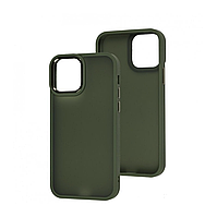 Чохол Metal Bezel для iPhone 12 Pro Max Dark Green