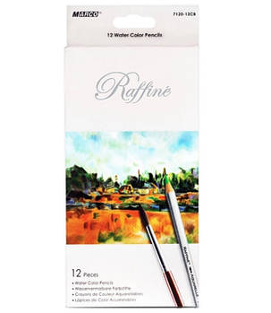 Олівці акварельні 12кол. Marco Raffine 7120-12CB