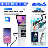 Блок живлення 1USB 18 Вт  + Кабель USB type C 2м., фото 2