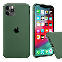 Чехол накладка Silicon Case для iPhone 11 Pro Atrovirens