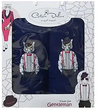 Набір рушників махрових Coton Delux "Тигри"  (70*140см/50*90см)