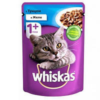 Влажный корм для котов WHISKAS тунець в желе 85 г (5900951302381)