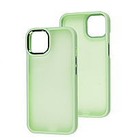 Чохол Metal Bezel для iPhone 12/12 Pro Light Green