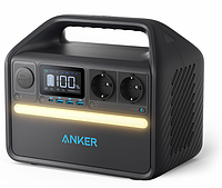 Портативна зарядна станція Anker 535 - 512Wh/AC 500W/60W 1xPD/3xUSB/1xDC/MPPT