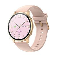 Женские умные смарт часы Smart Watch / Фитнес браслет трекер QN325 Розовый