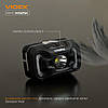 Налобний світлодіодний ліхтарик VIDEX (VLF-H025C 310Lm 5000K), фото 6