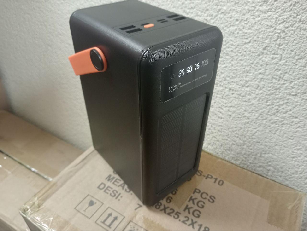Мощный PowerBank 80000/100000/120000mAh на солнечных батареях быстрая  зарядка телефона Павербанк Solar+фонарик (ID#1740762279), цена: 3500 ?,  купить на Prom.ua