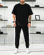 Чоловічий літній спортивний костюм футболка і штани оверсайз, фото 3