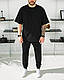 Чоловічий літній спортивний костюм футболка і штани оверсайз, фото 5