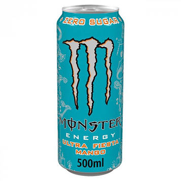 Напій енергетичний Monster Energy Ultra Fiesta Mango, 500 мл, 12 шт/ящ