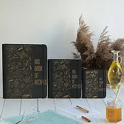 Книга для записів кулінарних рецептів "Big book of recipes" А5 22,5х17см