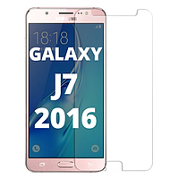 Защитное стекло для Samsung Galaxy J7 2016 J710 стекло 2.5D на телефон самсунг дж7 дж710 прозрачное smd