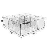 Короб EKOSTAR 9 комірок для гумкою і дрібниць, фото 3