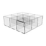 Короб EKOSTAR 9 комірок для гумкою і дрібниць, фото 2