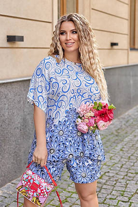 Костюм із шортами жіночий БАТАЛ, фото 1