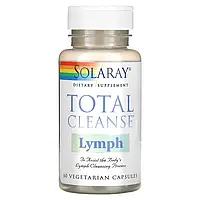 Solaray, Total Cleanse для лимфы, 60 вегетарианских капсул