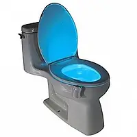 Автономная Led цветная подсветка для унитаза с датчиком движения и света TOILET Light Bowl