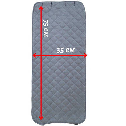 Додаткова накидка на спинку заднього сидіння автомобіля світло-сіра, фото 3