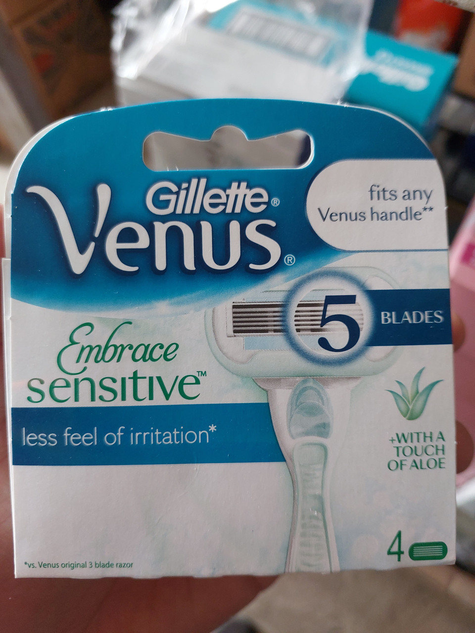 Змінні картриджі Gillette Venus 5 Embrace sensitive 4 шт.