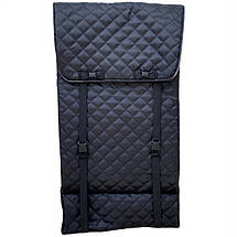 Чохли універсальні накидки - майки на 2 передні та заднє сидіння авто з алькантари, сірі (Вузькі), фото 4