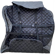 Чохли універсальні накидки - майки на 2 передні та заднє сидіння авто з алькантари, сірі (Широкі), фото 4