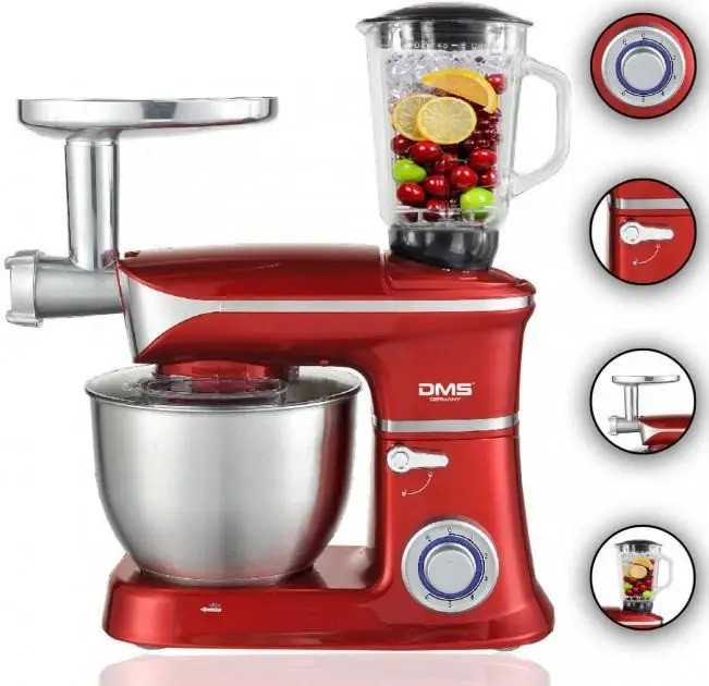 Кухонний комбайн-тестоміс 3 в 1 DMS KMFB-1900R 6.5 л
