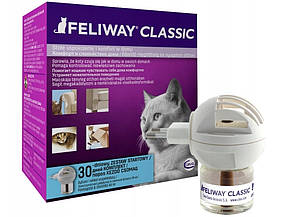 Набір Feliway REFILL + DIFFUSER 48ml Cat ОРІГИНАЛ! феромони для догляду, від кліщів, від бліх, від вошей, від запаху