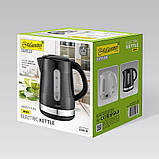 Електричний чайник 1.7 л дисковий Maestro MR-035-WHITE Електрочайник 2200 Вт для дому, офісу, дачі, фото 2