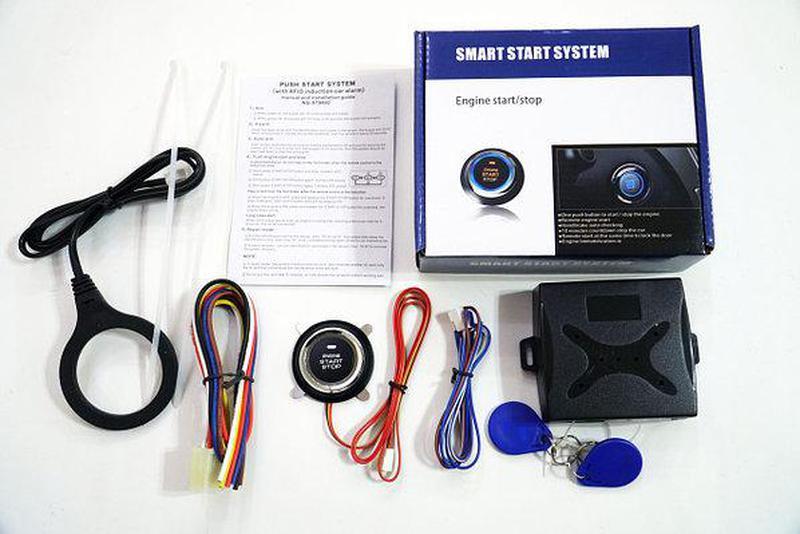 Купить Кнопка СТАРТ СТОП SMART START SYSTEM с иммобилайзером, цена 1873 ...