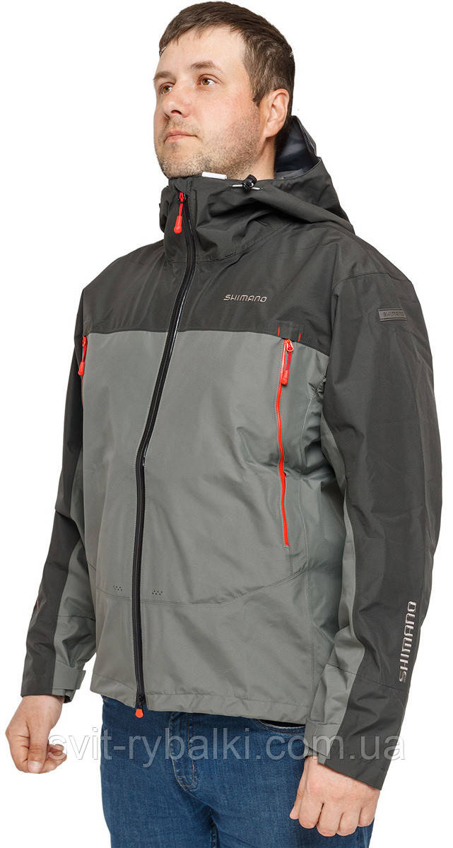 Куртка Shimano GORE-TEX Basic Jacket XXL ц:charcoal - фото 1 - id-p1849058282