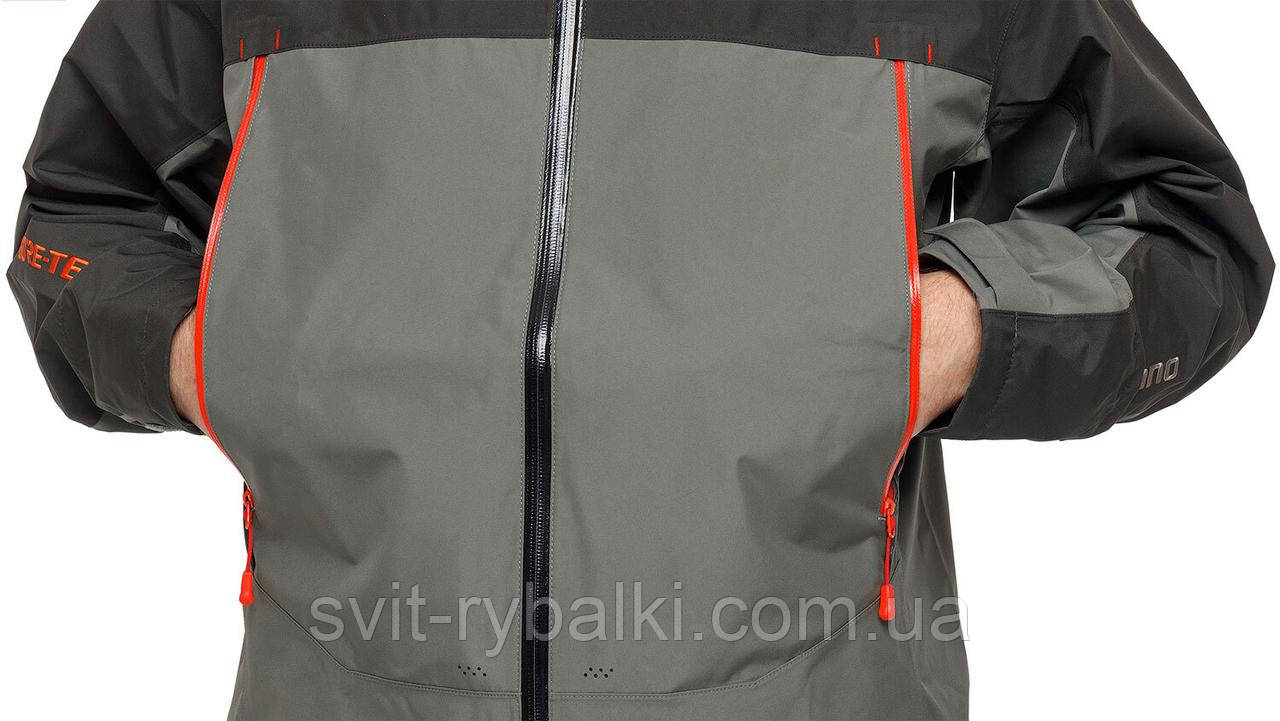 Куртка Shimano GORE-TEX Basic Jacket XXL ц:charcoal - фото 3 - id-p1849058282