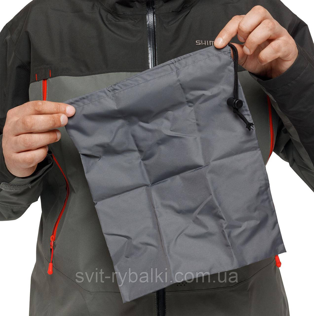 Куртка Shimano GORE-TEX Basic Jacket XXL ц:charcoal - фото 4 - id-p1849058282