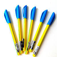 Ручка кулькова 0,5 мм, синяя | ручка жовто-блакитна | ручка патріотична | ручка українська |