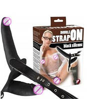 Фалоімітатор ділдо You2tys 15 см подвійний ремінець для жінок для пар