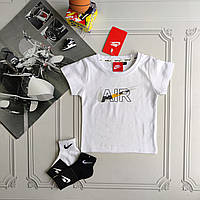 Белая футболка Nike для новорожденного