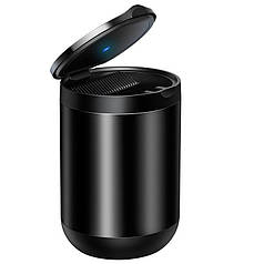 Попільничка в машину BASEUS Premium Car Ashtray CRYHG01-0G Black (N017250)