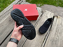 Чоловічі літні оригінальні кросівки мокасини дихаючі Xtep Urban Shoes 978119390018 Black чорні, фото 6