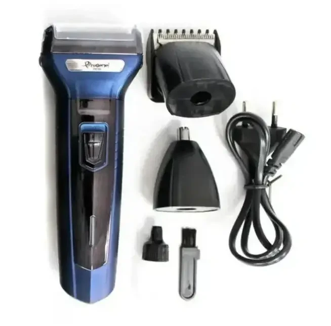 Машинка тример для стриження волосся бороди та вусів і видалення волосся з носа та вух GEMEI GM-566