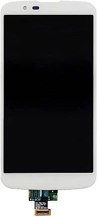 Дисплей для LG K10 LTE (K420N/K430/K430DS) + сенсор White, фото 1